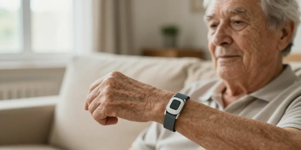 Bracelet de securite personne agee : le choix simple pour protéger un proche