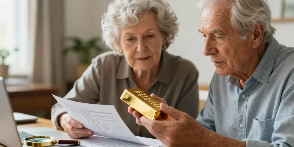 Investir dans l'or pour les seniors : les erreurs à éviter