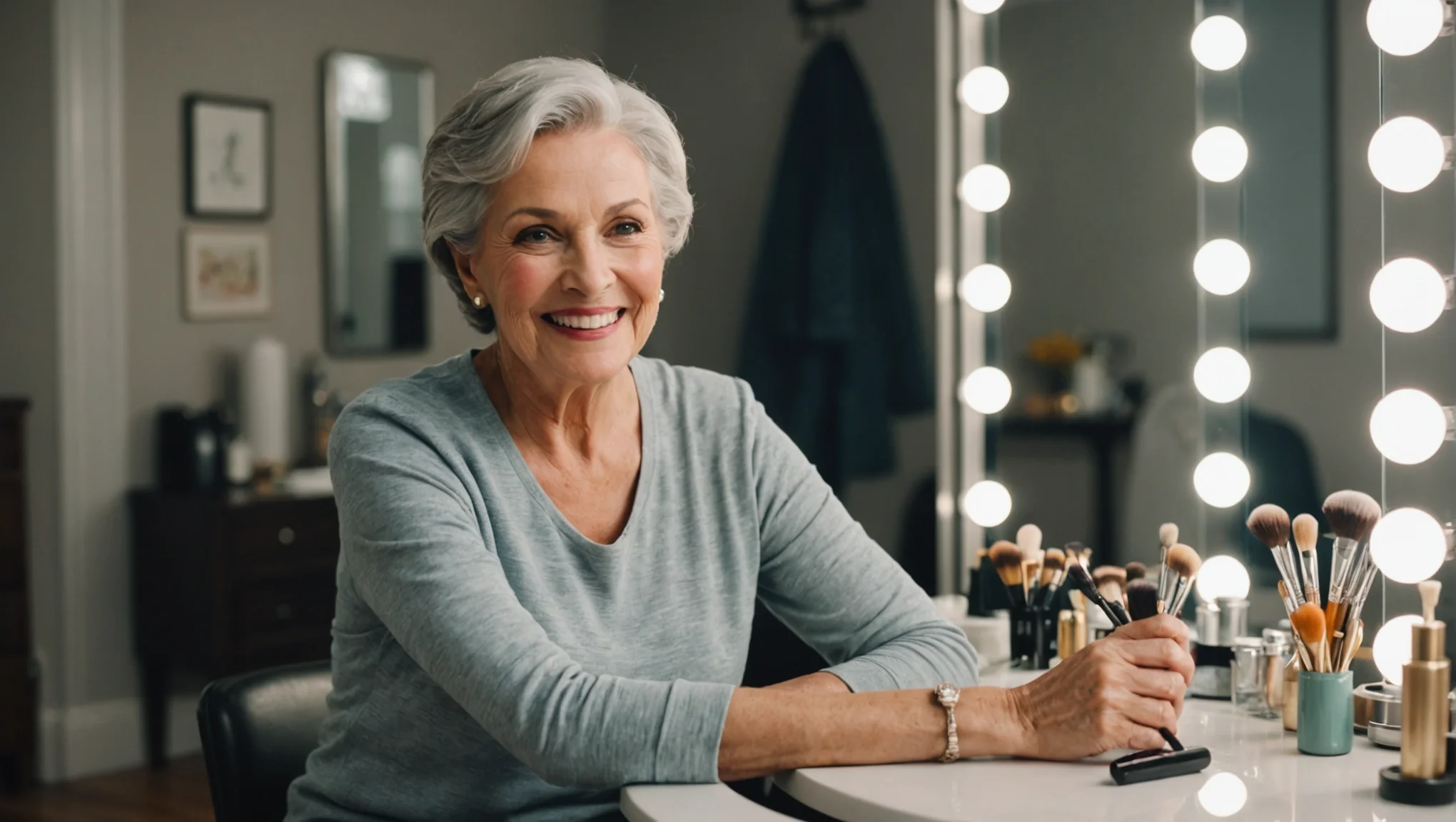 Maquillage seniors : révélez votre éclat et défiez le temps !