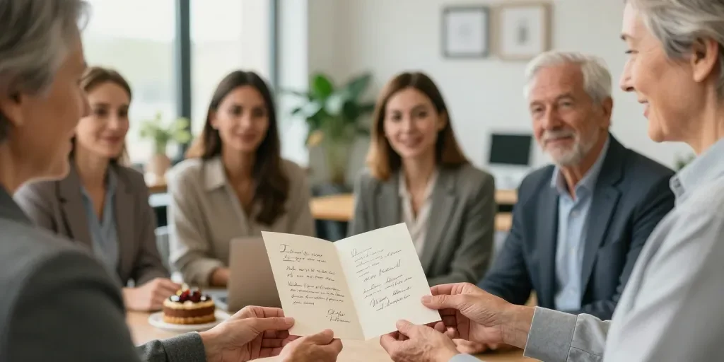 Message collègue départ en retraite : les 10 modèles émouvants et professionnels