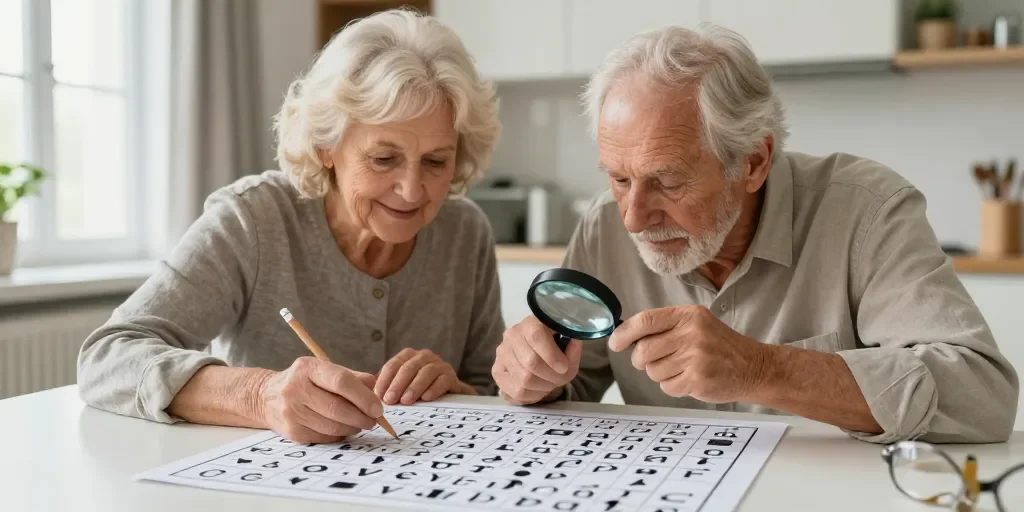 Mots fléchés pour personnes âgées à imprimer : Le meilleur format pour l'accessibilité ?