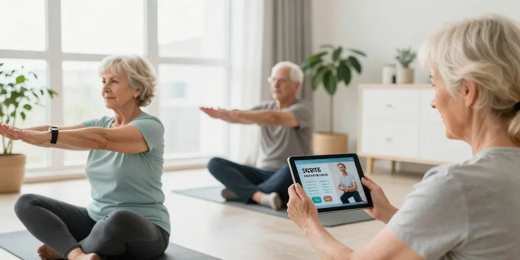 Pourquoi choisir une application de sport pour sénior pour rester actif et en forme après 60 ans ?