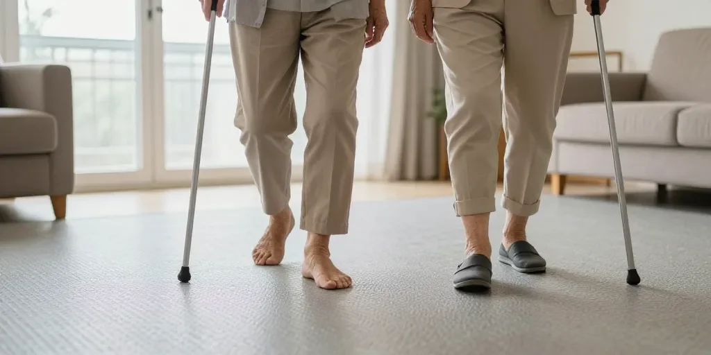 Revêtement sol antidérapant : le meilleur choix pour les seniors ?