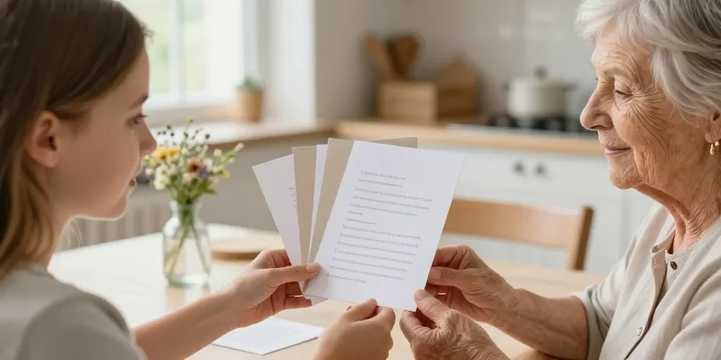 Texte pour sa mamie : les 10 modèles tendres et faciles à personnaliser